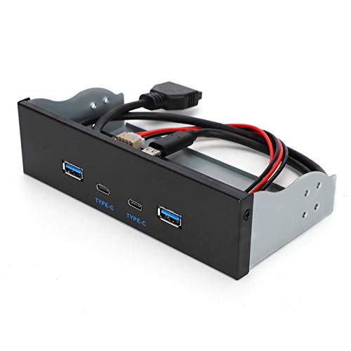 Computerteile USB3.0 + 2.0 + Typ-C-Frontplatte Einfach praktisch für Computer von Shipenophy