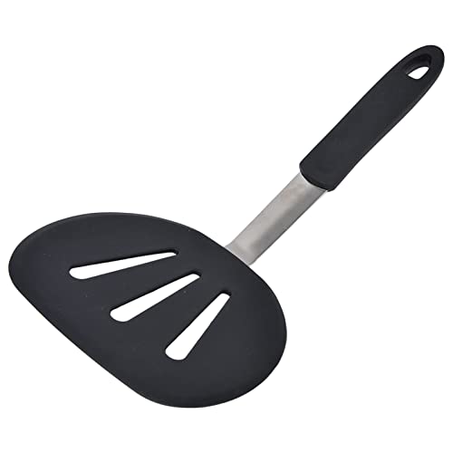 Silikon-Spachtel, BPA-freier breiter runder Pfannenwender flexibel ergonomisch für Omelett für Antihaft-Kochgeschirr von Shipenophy