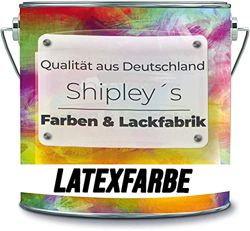 Shipley's Farben & Lackfabrik Latexfarbe Dispersionsfarbe strapazierfähige abwaschbare Wandfarbe in vielen exklusiven Farbtönen (1 l, Lind Grün) von Shipley's Farben & Lackfabrik