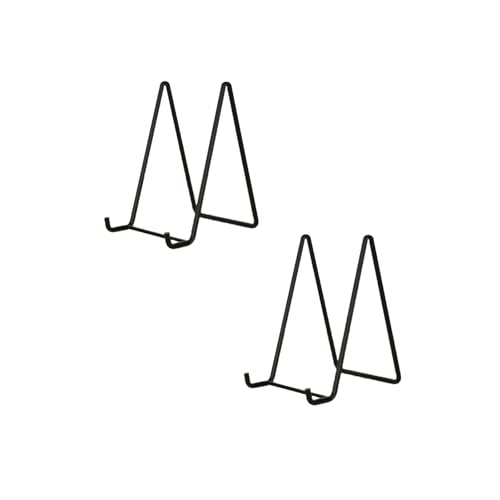 Shirene Tellerständer,2 PCS Metall Postkartenständer für Display Bilderständer Tellerhalter Ständer fur Präsentation Tellerhalter Ständer für Foto,Bilder,Dekorative Tellerschale und Tabletop von Shirene
