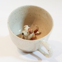 Handgemachte Keramiktasse Mit Tieren - Verschiede Figuren von ShirinFacharKeramik