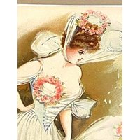 1910 - Victorian Lady Print Neuwertig The Grey Lith Co. Ny von ShirleysColTreasures