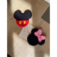 Untersetzer Micky Maus Punch Needle | Teppich Küche Und Esszimmer von ShiroDesignStudio