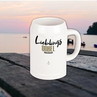 Bierkrug Lieblingsmensch Lieblings Onkel Mit Wunschname Krug Zum Anstoßen Geschenk Familie von ShirtInStyle