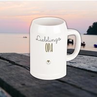 Bierkrug Lieblingsmensch Lieblings Opa Krug Zum Anstoßen Geschenk Familie von ShirtInStyle