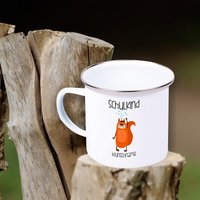 Emaille Kinder Becher "Schulkind Mit Wunschname Und Tiermotiv" Tasse Tee Kaffeetasse Kaffeebecher Mug Retro Campen Emaille Kinder Becher "Schulkind Mit Wunschname Und Tiermotiv" Tasse Tee Kaffeetasse Kaffeebecher Mug Retro Campen von ShirtInStyle