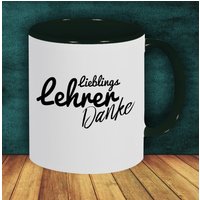 Kaffeepott Tasse Kaffeetasse Lieblings Lehrer Danke Geschenk An von ShirtInStyle