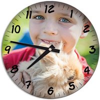 Kinderuhr Glas Foto Uhr Rund Mit Deinem Kinderzimmer Deko 30cm Kinderuhr Glas Foto Uhr Rund Mit Deinem Kinderzimmer Deko 30cm von ShirtInStyle