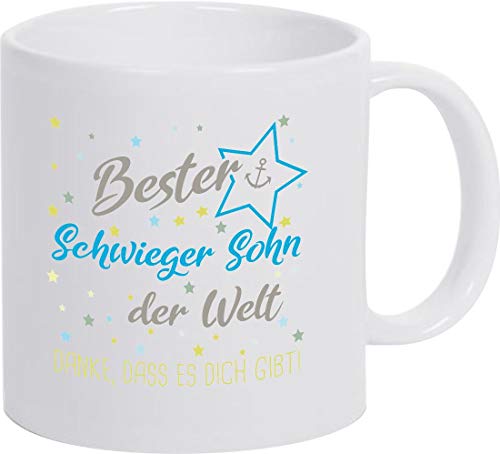 Shirtinstyle, Tasse Bester Schwieger Sohn der Welt, Danke das es Dich gibt! Farbe weiß Shirtinstyle, Tasse Bester Schwieger Sohn der Welt, Danke das es Dich gibt! Farbe weiß von Shirtinstyle