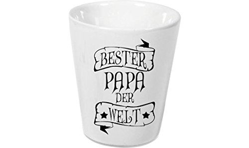 Shirtinstyle Blumentopf aus Keramik, Bester Papa der Welt von Shirtinstyle