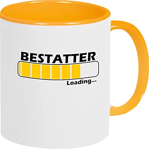 Shirtinstyle Kaffeepott Kaffeetasse, Loading Bestatter, Ausbildung Abschluss Job Kollegen, Spruch Sprüche, Teetasse, Farbe Gelb Shirtinstyle Kaffeepott Kaffeetasse, Loading Bestatter, Ausbildung Abschluss Job Kollegen, Spruch Sprüche, Teetasse, Farbe Gelb von Shirtinstyle