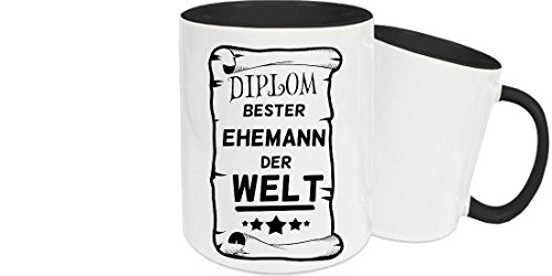 ShirtInStyle Kaffeepott Tasse, Diplom Bester Ehemann der Welt von ShirtInStyle