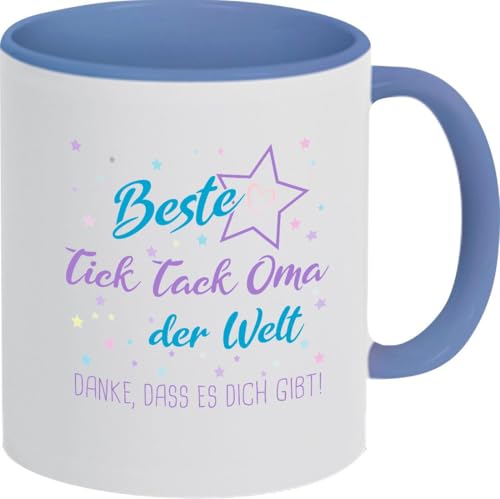 Shirtinstyle Kaffeetasse, Beste Tick Tack Oma der Welt Danke, DASS es Dich gibt! Kaffeepott, Tasse. Farbe royal Shirtinstyle Kaffeetasse, Beste Tick Tack Oma der Welt Danke, DASS es Dich gibt! Kaffeepott, Tasse. Farbe royal von Shirtinstyle