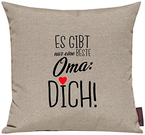 Shirtinstyle Kissen Sofakissen Es gibt nur eine Beste Oma Dich!, Familie Verwandschaft, Kissen, Sofa, Größe 40 x 40cm, Farbe Taupe Shirtinstyle Kissen Sofakissen Es gibt nur eine Beste Oma Dich!, Familie Verwandschaft, Kissen, Sofa, Größe 40 x 40cm, Farbe Taupe von Shirtinstyle