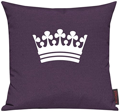 ShirtInStyle Kissenhülle Für Auserwählte! Sofakissen, Kissenbezug, Kissenhülle, Motiv Krone Crown, Farbe Aubergine von ShirtInStyle