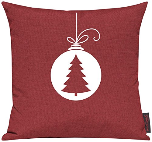Shirtinstyle Sofakissen, Kissenbezug, Kissenhülle, Motiv Weihnachtskugel Weihnachtsbaum Tannenbaum, Größe 40 x 40cm, Farbe Tomate Shirtinstyle Sofakissen, Kissenbezug, Kissenhülle, Motiv Weihnachtskugel Weihnachtsbaum Tannenbaum, Größe 40 x 40cm, Farbe Tomate von Shirtinstyle