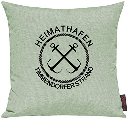 Shirtinstyle Sofakissen Heimathafen Timmendorfer Strand, Kissen, Sofa, Deko, See, Meer, Heimatort, Stadt, Urlaub, Größe 40 x 40cm, Farbe Pastellgruen Shirtinstyle Sofakissen Heimathafen Timmendorfer Strand, Kissen, Sofa, Deko, See, Meer, Heimatort, Stadt, Urlaub, Größe 40 x 40cm, Farbe Pastellgruen von Shirtinstyle