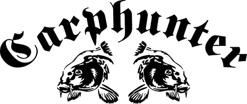 ShirtInStyle selbsklebende Aufkleber Carphunter Angeln Karpfen Fischen KFZ Folie Boot Buly Transporter, Breite 90cm schwarz ShirtInStyle selbsklebende Aufkleber Carphunter Angeln Karpfen Fischen KFZ Folie Boot Buly Transporter, Breite 90cm schwarz von Shirtinstyle