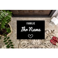 Personalisierte Fußmatte Für Die Familie - Familiengeschenk. Besonderes Geschenk Von Oma Und Opa Kinder Enkel von ShirtScene