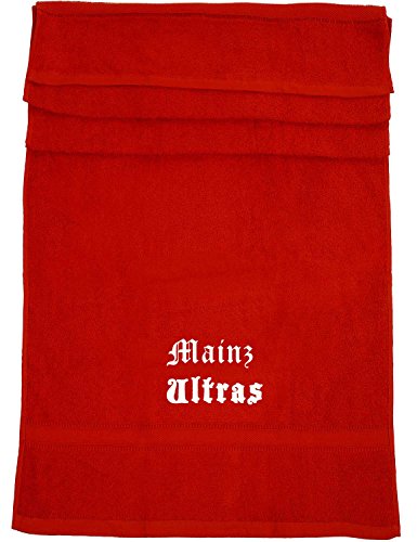 ShirtShop-Saar Mainz Ultras; Städte Badetuch, rot ShirtShop-Saar Mainz Ultras; Städte Badetuch, rot von ShirtShop-Saar