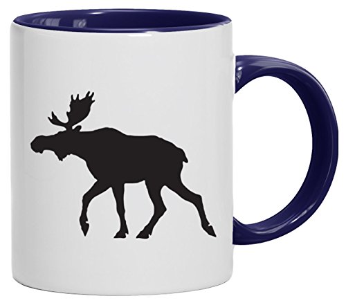 Geschenkidee Norwegen Schweden Fan Kaffeetasse 2-farbige ELCH, Größe: onesize,weiß/blau von ShirtStreet