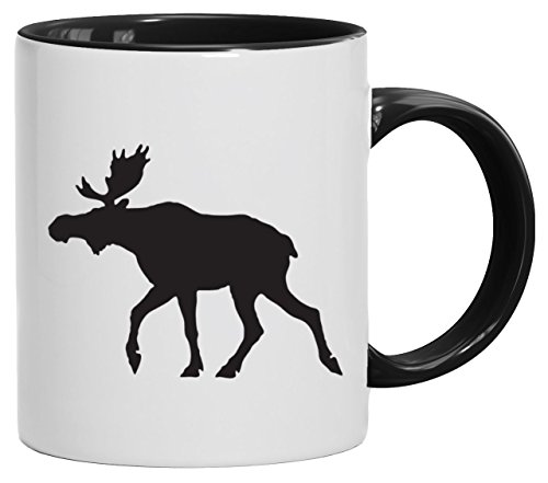 Geschenkidee Norwegen Schweden Fan Kaffeetasse 2-farbige ELCH, Größe: onesize,weiß/schwarz von ShirtStreet