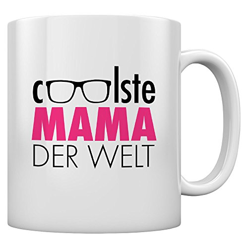 Coolste MAMA der WELT Tasse - Geschenk für Mütter Kaffeetasse Tee Tasse Becher 11 Oz. Weiß von Shirtgeil