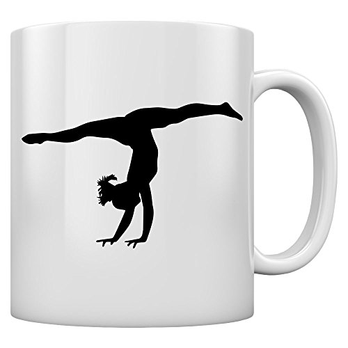 Geschenktasse für Fans von Sportgymnastik Kaffeetasse Tee Tasse Becher 11 Oz. Weiß von Shirtgeil