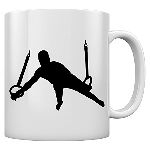 Geschenktasse für Turner und Sportbegeisterte Kaffeetasse Tee Tasse Becher 11 Oz. Weiß von Shirtgeil
