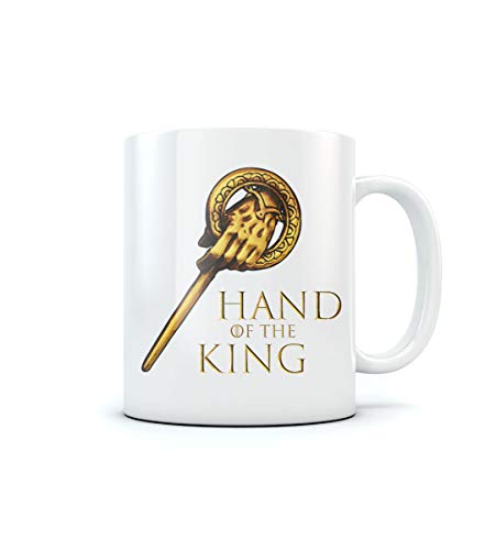 Hand Of The King - Game Serien Fan Tassen GOT Kaffeetasse Tee Tasse Becher 11 Oz. Weiß von Shirtgeil