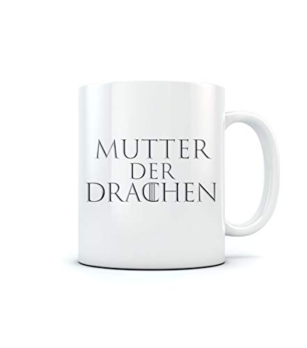 Serien Fan Tassen Dragon - Mutter der Drachen Kaffeetasse Tee Tasse Becher 11 Oz. Weiß von Shirtgeil