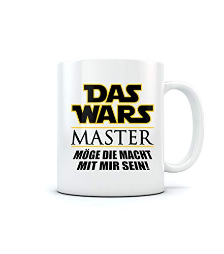 Tasse mit Spruch Uni Das Wars Master Geschenk zum Abschluss Kaffeetasse Master Geschenke Abschluss 11 Oz. Weiß von Shirtgeil