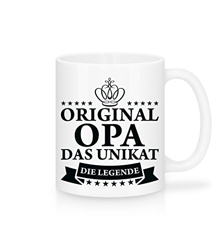 Shirtinator Geschenk-Tasse für Opa I Original Opa Das Unikat Die Legende I Vatertag Geschenkidee-n Opi Vatertagsgeschenk von Shirtinator