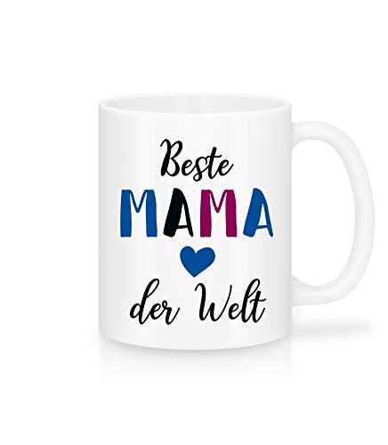 Shirtinator Geschenk-Tasse mit Spruch für Mama I Beste Mama der Welt I Geschenkidee-n für Mama Geburtstag Muttertag von Shirtinator
