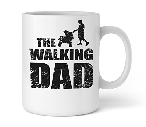 Shirtinator Geschenk Tasse für Papa mit lustigem Spruch I The Walking Dad I werdender Papa Geschenkideen Geburtstag Weihnachten von Shirtinator