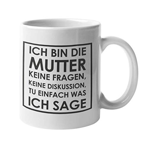 Shirtinator Mama Tasse mit Spruch I Muttertagsgeschenke Geschenk-ideen Mami Muttertag Geburtstag von Shirtinator