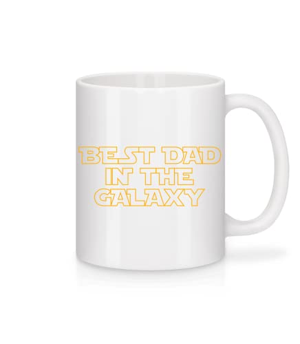 Shirtinator Papa Tasse Best Dad in the Galaxy I Geschenkideen Vatertag Geburtstag Weihnachten für Papa Geschenke I Tasse mit lustigem Spruch von Shirtinator