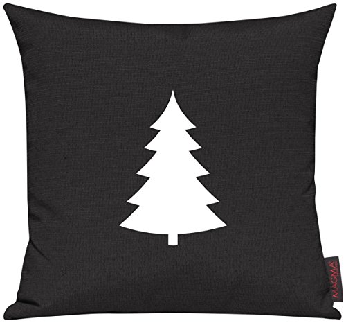 ShirtInStyle Kissenhülle Für Auserwählte! Sofakissen, Kissenbezug, Kissenhülle, Motiv Tannenbaum Weihnachtsbaum, 40x40cm, Farbe Schwarz von ShirtInStyle