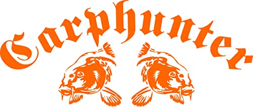 ShirtInStyle selbsklebende Aufkleber Carphunter Angeln Karpfen Fischen KFZ Folie Boot Buly Transporter, Breite 70cm orange ShirtInStyle selbsklebende Aufkleber Carphunter Angeln Karpfen Fischen KFZ Folie Boot Buly Transporter, Breite 70cm orange von Shirtinstyle