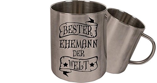 ShirtInStyle Edelstahltasse Becher, Bester Ehemann der Welt von ShirtInStyle