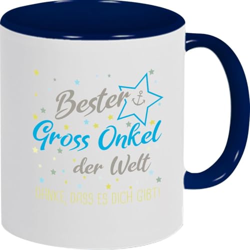 Shirtinstyle Kaffeetasse, Bester Grossonkel der Welt Danke, DASS es Dich gibt! Kaffeepott, Tasse. Farbe blau Shirtinstyle Kaffeetasse, Bester Grossonkel der Welt Danke, DASS es Dich gibt! Kaffeepott, Tasse. Farbe blau von Shirtinstyle