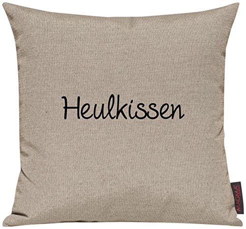 ShirtInStyle Kissenhülle Für Auserwählte! Sofakissen, Kissenbezug, Kissenhülle, Motiv Typotext Heulkissen, Farbe Taupe von ShirtInStyle