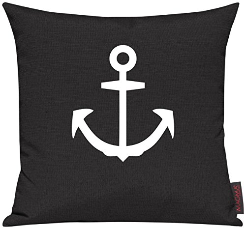 Shirtinstyle Kissenhülle Kissenbezug Sofakissen Motiv Heimathafen, Family, Anker, Maritim Urlaub Wasser See, Größe 40 x 40cm, Farbe schwarz Shirtinstyle Kissenhülle Kissenbezug Sofakissen Motiv Heimathafen, Family, Anker, Maritim Urlaub Wasser See, Größe 40 x 40cm, Farbe schwarz von Shirtinstyle