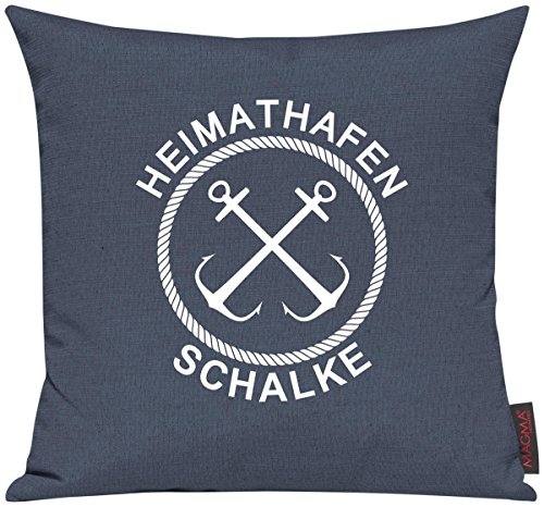 ShirtInStyle Kissenhülle Für Auserwählte! Sofakissen Motiv Typo Kuschelidee Heimathafen Schalke, Kissen, Sofa, Deko, Kuscheln, Urlaub, See, Meer, Heimatort, Stadt, Urlaub, Farbe Blau von ShirtInStyle