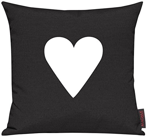 Shirtinstyle Sofakissen, Kissenbezug, Kissenhülle, Karten Motiv Herz, Größe 40 x 40cm, Farbe Schwarz Shirtinstyle Sofakissen, Kissenbezug, Kissenhülle, Karten Motiv Herz, Größe 40 x 40cm, Farbe Schwarz von Shirtinstyle