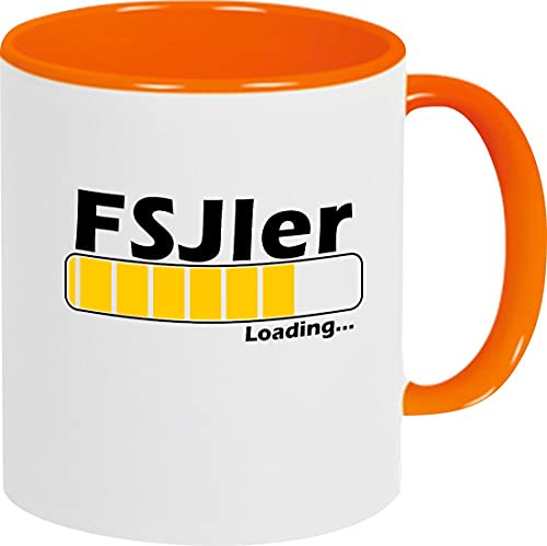 Shirtinstyle Tasse Kaffee Pott Loading Fsjler Ausbildung Abschluss Job Kollegen, Spruch Sprüche, Teetasse, Farbe Orange Shirtinstyle Tasse Kaffee Pott Loading Fsjler Ausbildung Abschluss Job Kollegen, Spruch Sprüche, Teetasse, Farbe Orange von Shirtinstyle