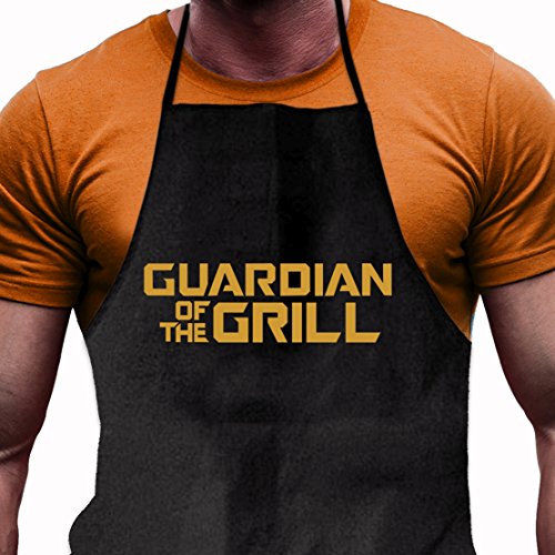 Shirtoo Grillschürze Guardian of The Grill - Lustiges Geschenk für echte Männer und Grill-Fans von Shirtoo