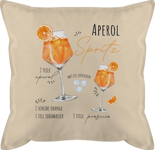 Kissen 50x50 - Karneval & Fasching - Aperol Spritz Rezept I Lustig Geschenk Aperolfan Fanartikel - 50 x 50 cm - Beige Natur - karnevalskissen Fasching- Rezepte Karnevals Carnevale Cocktail Faschings Kissen 50x50 - Karneval & Fasching - Aperol Spritz Rezept I Lustig Geschenk Aperolfan Fanartikel - 50 x 50 cm - Beige Natur - karnevalskissen Fasching- Rezepte Karnevals Carnevale Cocktail Faschings von Shirtracer