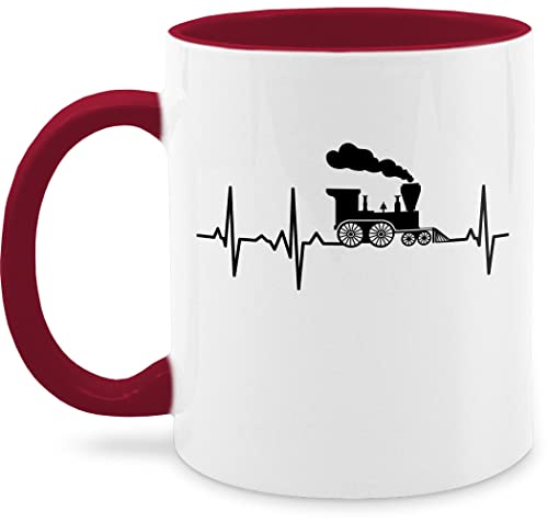 Tasse Tassen 325ml - Deko Hobby - Dampflok Herzschlag I Dampflokomotive Geschenk Eisenbahner Eisenbahnliebhaber - 325 ml - Bordeauxrot - wärmende für zug nur noch eine pflanze eisenbahn liebhaber Tasse Tassen 325ml - Deko Hobby - Dampflok Herzschlag I Dampflokomotive Geschenk Eisenbahner Eisenbahnliebhaber - 325 ml - Bordeauxrot - wärmende für zug nur noch eine pflanze eisenbahn liebhaber von Shirtracer