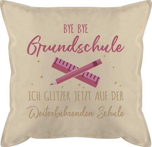 Kissen 50x50 - Abgänger - Bye Bye Grundschule ich glitzer jetzt auf der Weiterführenden Schule | Weiterführenden Schule Einschulung | Einschulung 5. Klasse | Schulwechsel ins Weiterführende | Kissen 50x50 - Abgänger - Bye Bye Grundschule ich glitzer jetzt auf der Weiterführenden Schule | Weiterführenden Schule Einschulung | Einschulung 5. Klasse | Schulwechsel ins Weiterführende | von Shirtracer